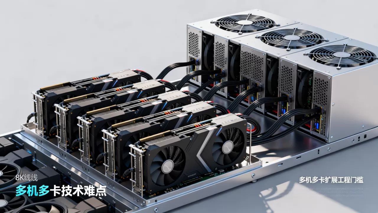 单机多卡扩展到多机多卡要跨过哪些工程门槛？多机多卡难点是什么