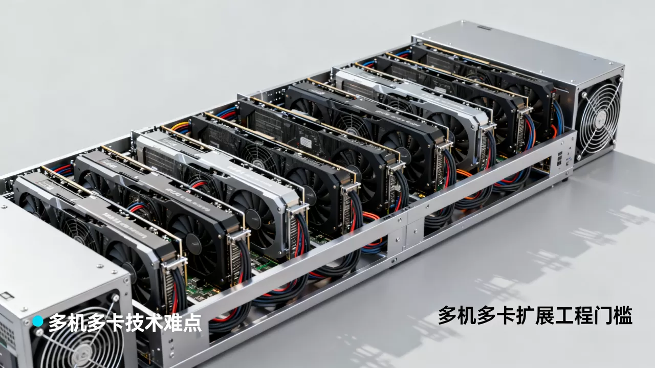 单机多卡扩展到多机多卡要跨过哪些工程门槛？多机多卡难点是什么