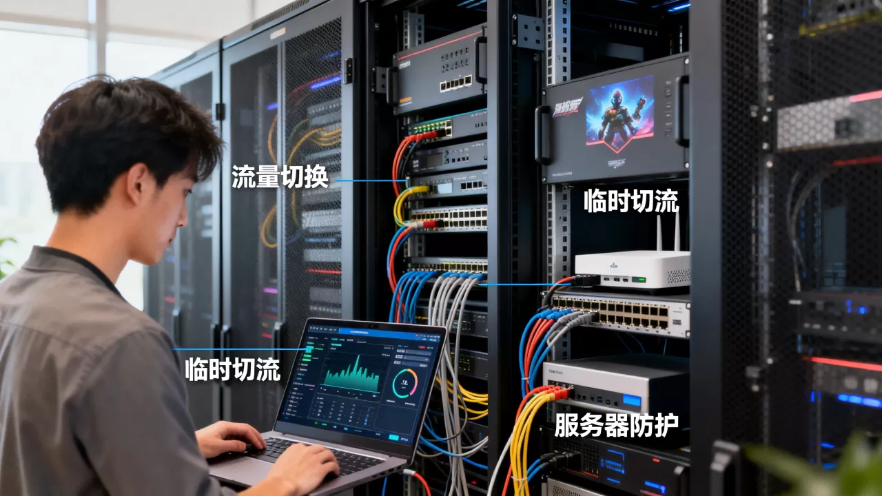 多人在线游戏被攻击怎么临时切流?游戏服务器被攻击如何切换流量 多人在线游戏被攻击怎么临时切流?游戏服务器被攻击如何切换流量