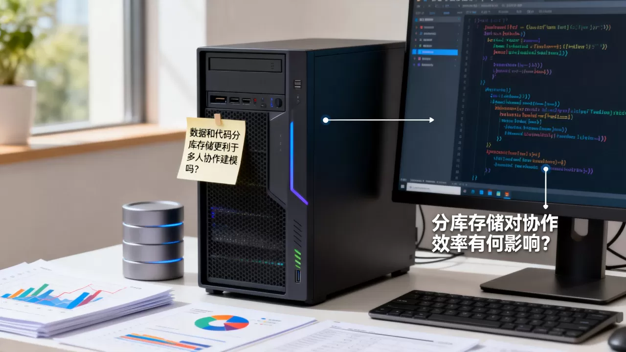 数据和代码分库存储更利于多人协作建模吗?分库存储对协作效率有何影响? 数据和代码分库存储更利于多人协作建模吗?分库存储对协作效率有何影响?