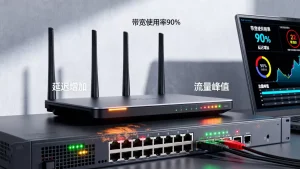 高峰期带宽打满前的预警指标有哪些，带宽打满前有哪些征兆？