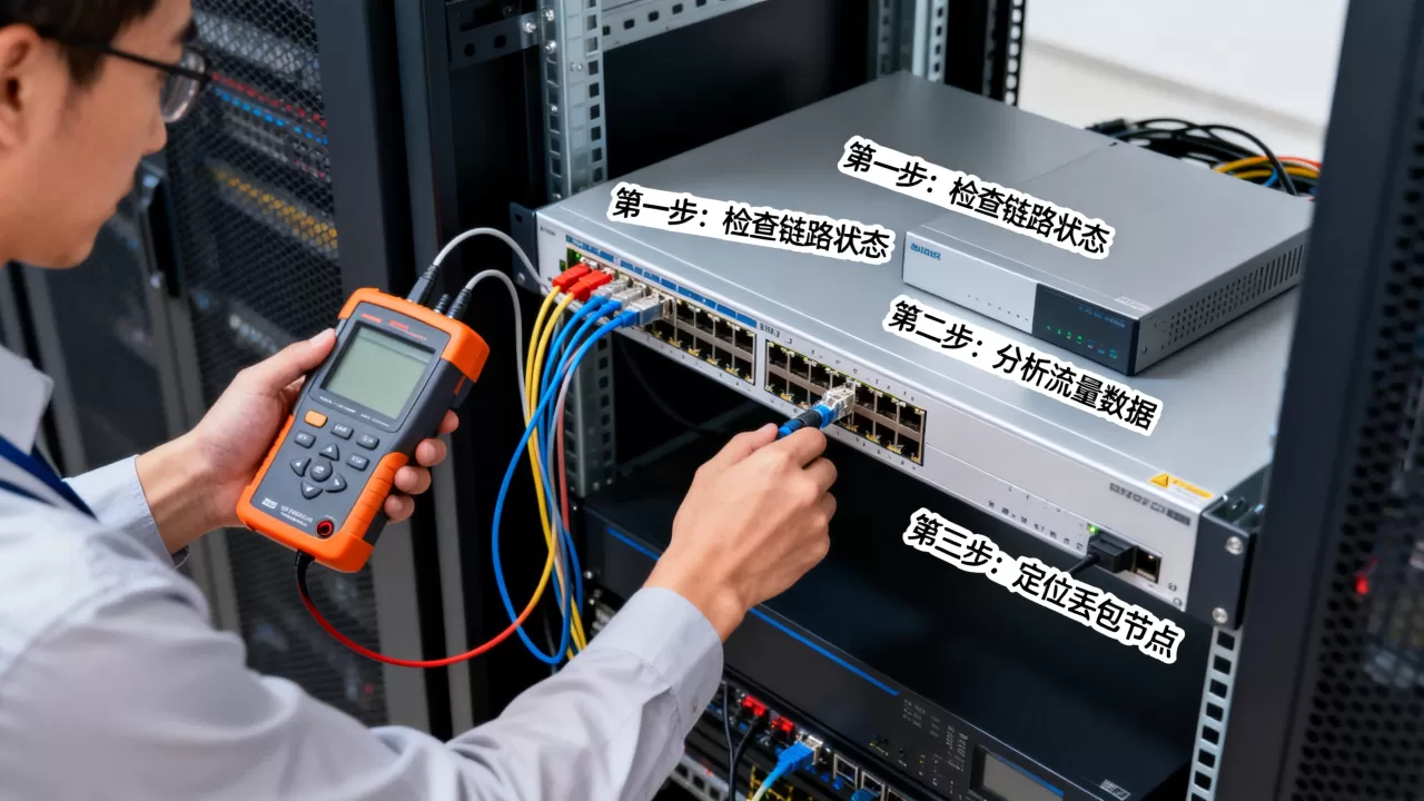 高峰期丢包增多的大带宽定位步骤是什么?,如何排查? 高峰期丢包增多的大带宽定位步骤是什么?,如何排查?