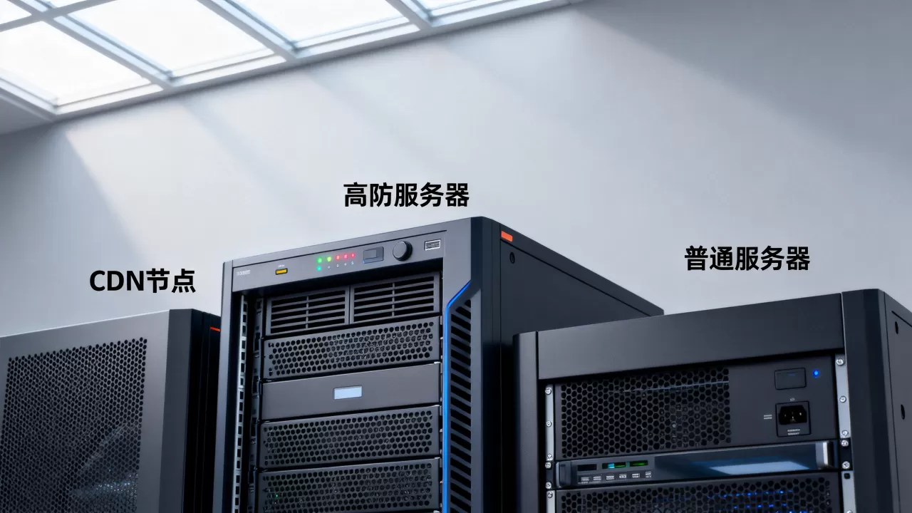 普通服务器加CDN能替代高防方案吗，高防和CDN有何区别？