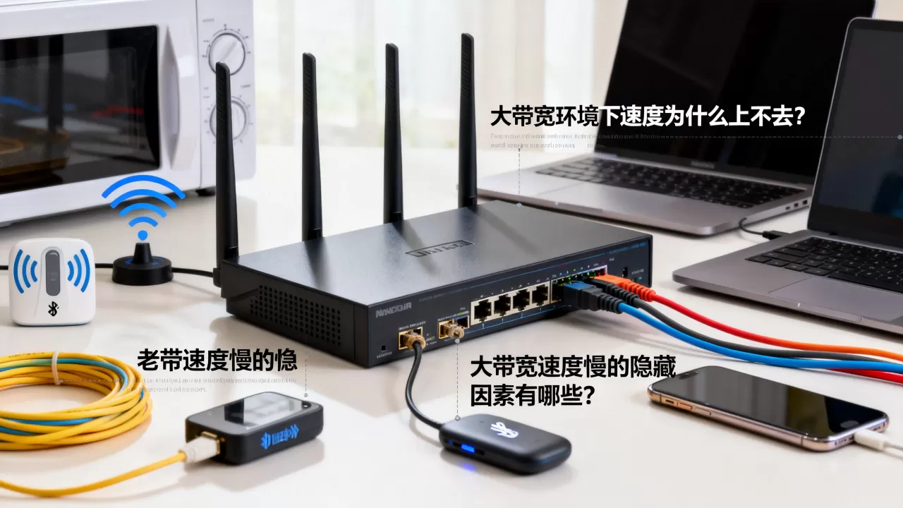 大带宽环境下速度为什么上不去？大带宽速度慢的隐藏因素有哪些