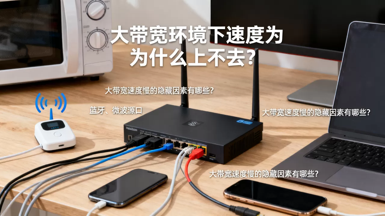 大带宽环境下速度为什么上不去？大带宽速度慢的隐藏因素有哪些
