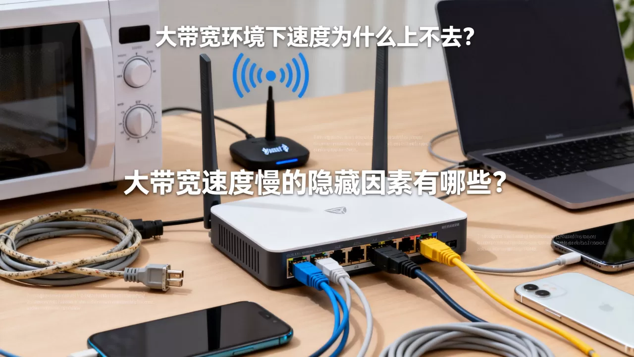 大带宽环境下速度为什么上不去？大带宽速度慢的隐藏因素有哪些