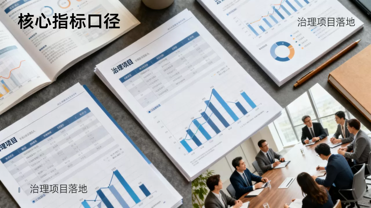 治理项目落地为何要从统一核心指标口径切入，核心指标口径怎么定？