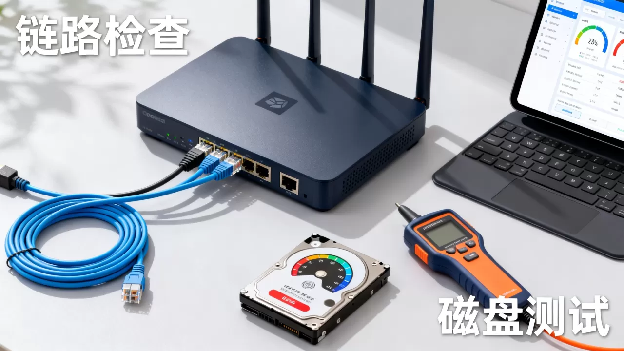 跑不满带宽时先查链路还是磁盘?宽带速率不达标怎么排查 跑不满带宽时先查链路还是磁盘?宽带速率不达标怎么排查