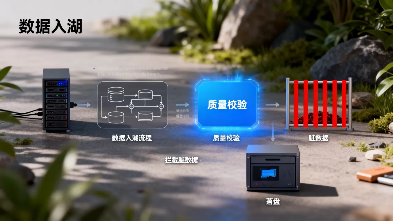 数据入湖流程可加质量校验拦截脏数据再落盘,怎样做数据质量校验? 数据入湖流程可加质量校验拦截脏数据再落盘,怎样做数据质量校验?