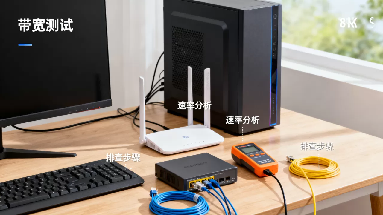 大带宽下载速度慢是什么原因?实测下载速率偏低的排查定位方法 大带宽下载速度慢是什么原因?实测下载速率偏低的排查定位方法