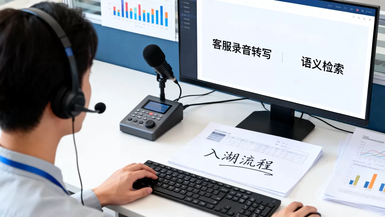 客服录音转写后如何入湖做语义检索挖掘?客服录音转写语义检索 客服录音转写后如何入湖做语义检索挖掘?客服录音转写语义检索