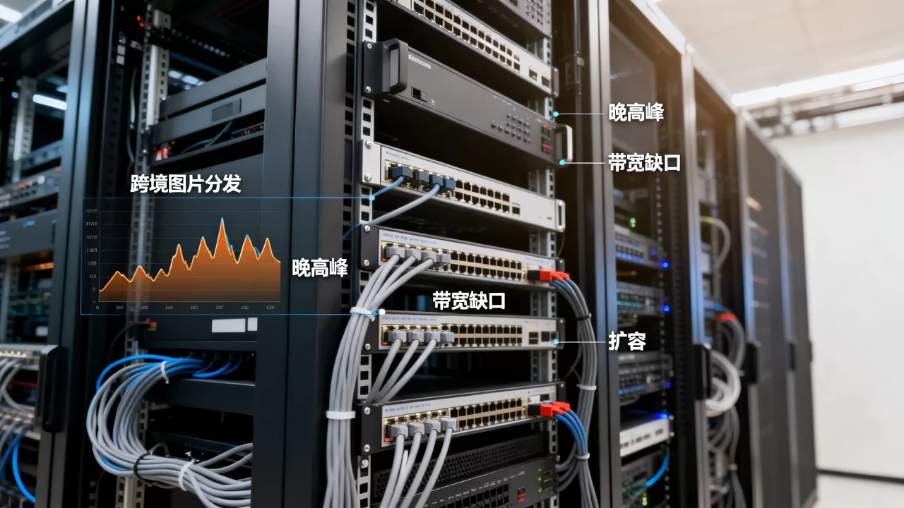 跨境图片分发晚高峰靠什么补上带宽缺口,带宽不足怎么扩容? 跨境图片分发晚高峰靠什么补上带宽缺口,带宽不足怎么扩容?