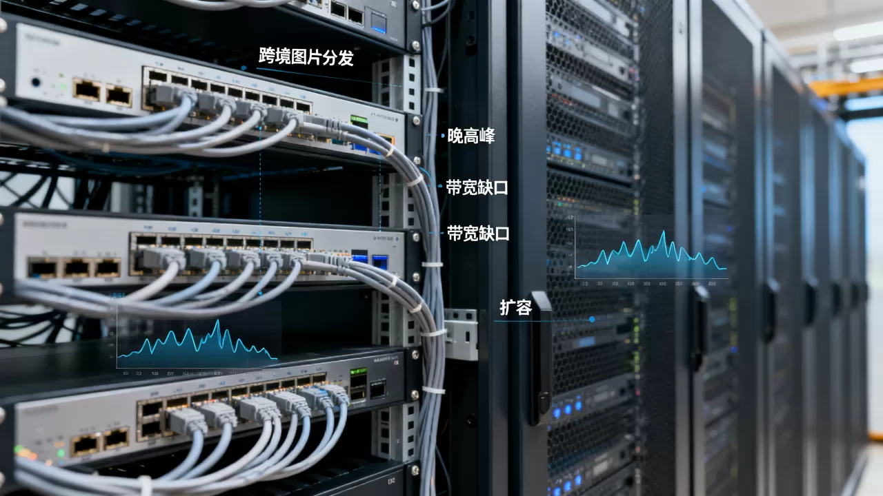 跨境图片分发晚高峰靠什么补上带宽缺口,带宽不足怎么扩容? 跨境图片分发晚高峰靠什么补上带宽缺口,带宽不足怎么扩容?