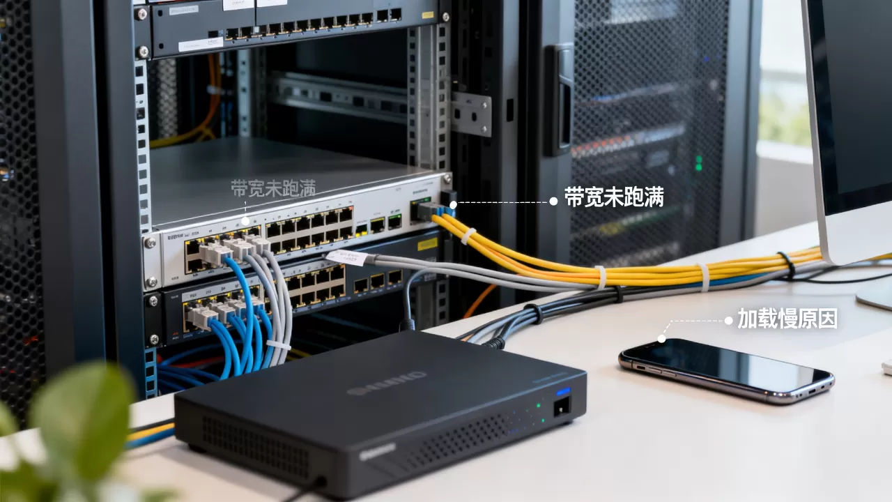 图片站带宽没跑满用户为什么还是慢？，带宽充足但加载慢怎么回事