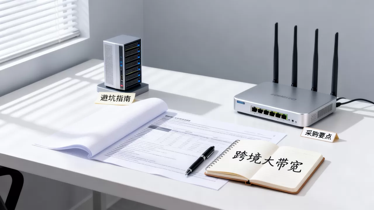 站点的跨境大带宽采购要点有哪些？跨境大带宽采购如何避坑？