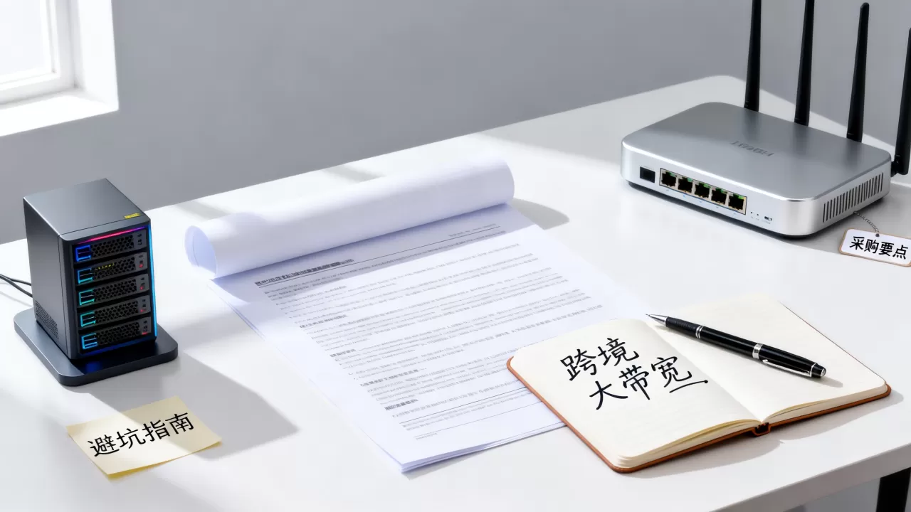 站点的跨境大带宽采购要点有哪些？跨境大带宽采购如何避坑？