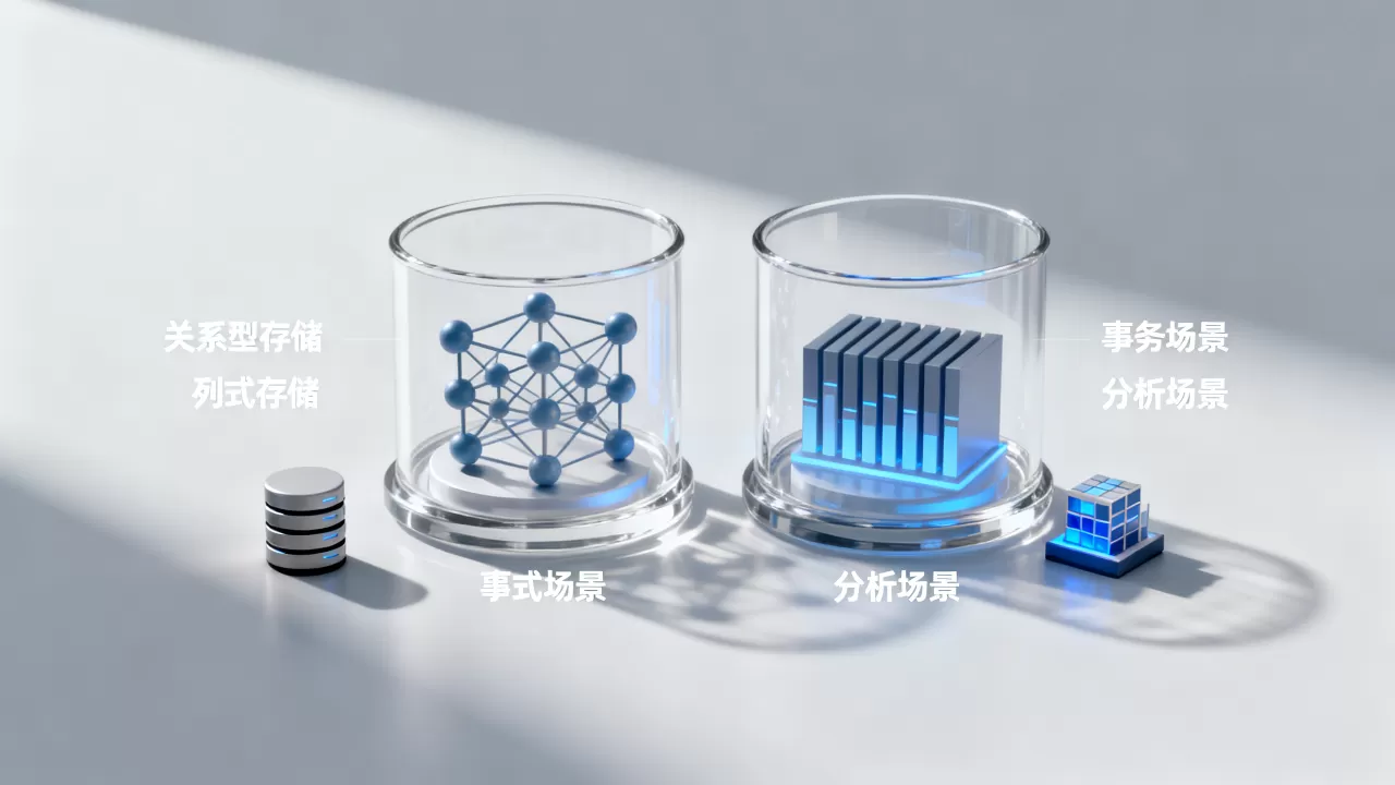 关系型存储与列式存储分别适合事务和分析场景吗，数据库怎么选型？