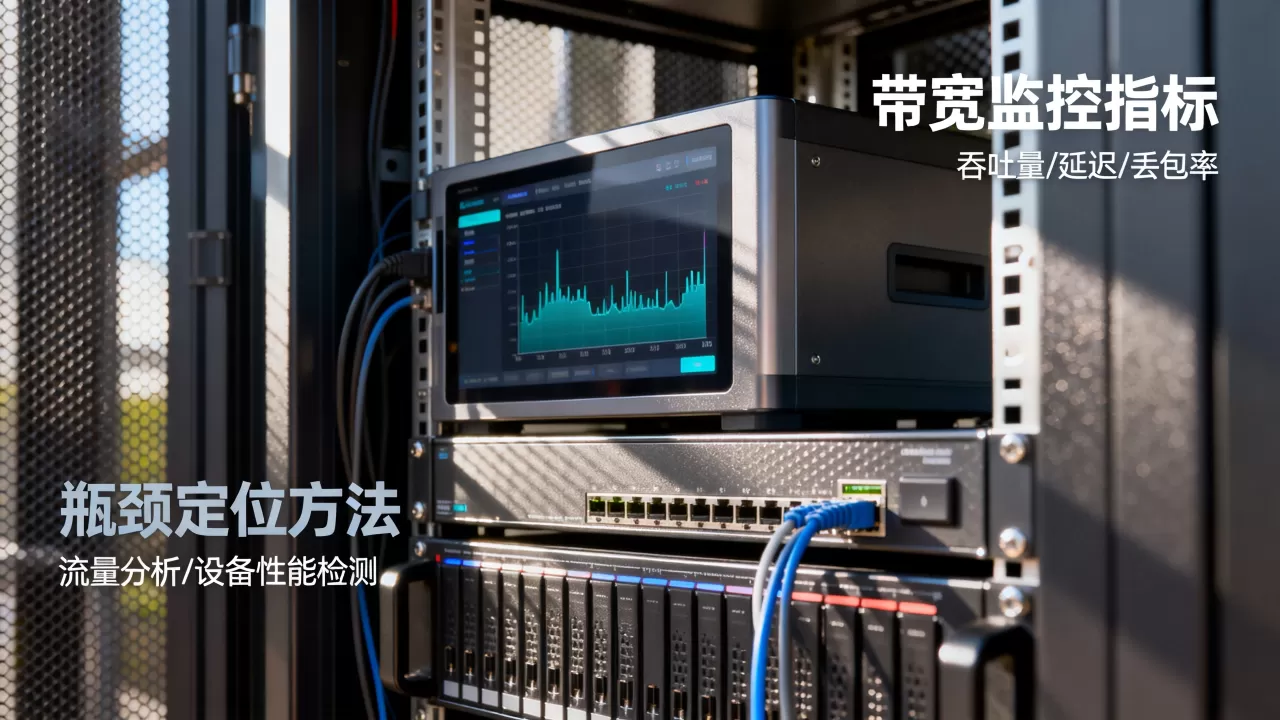 大文件下载业务带宽监控指标有哪些，如何快速定位带宽瓶颈？
