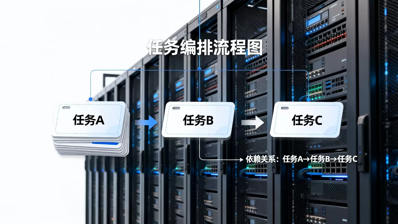 离线调度系统如何按依赖关系编排每日批处理任务，任务依赖配置方法