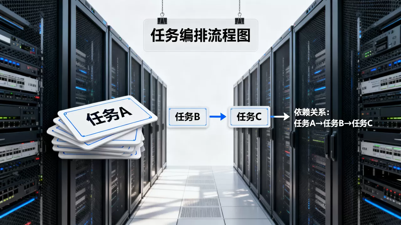 离线调度系统如何按依赖关系编排每日批处理任务，任务依赖配置方法