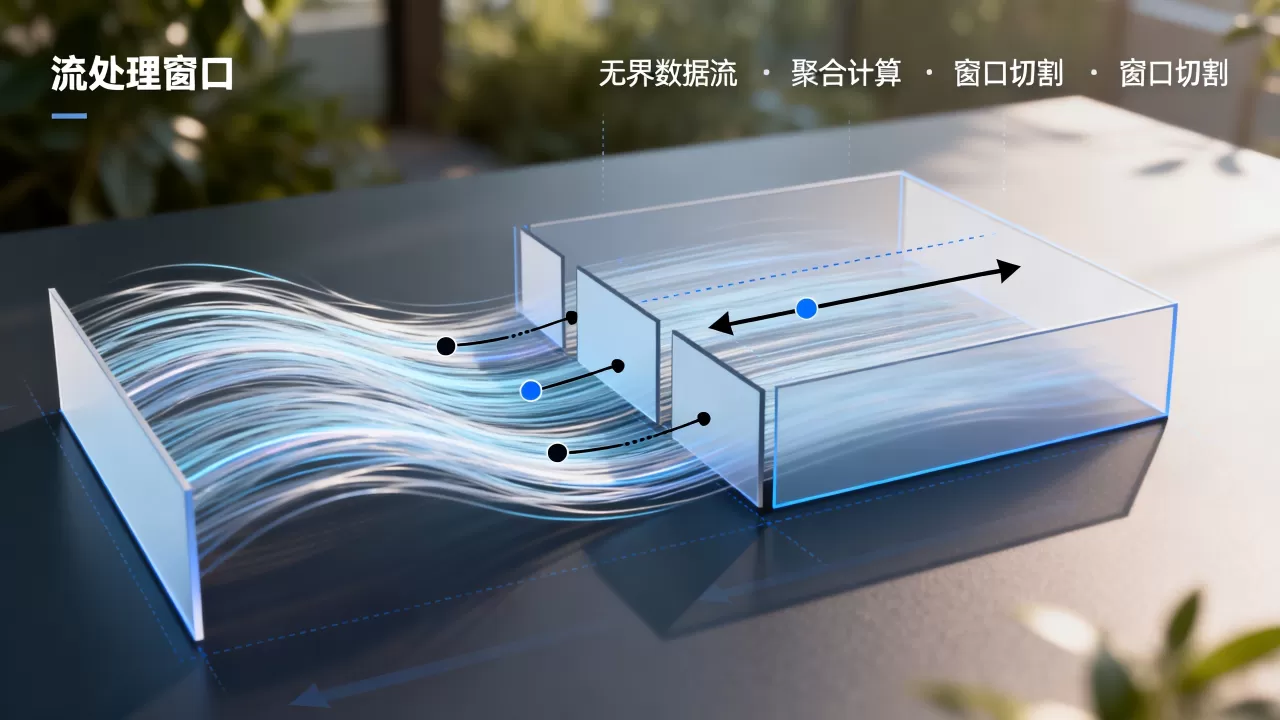流处理窗口机制如何切割无界数据流做聚合，窗口计算原理是什么