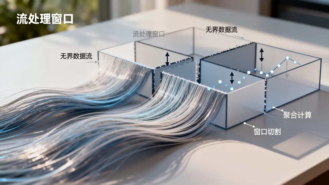 流处理窗口机制如何切割无界数据流做聚合，窗口计算原理是什么