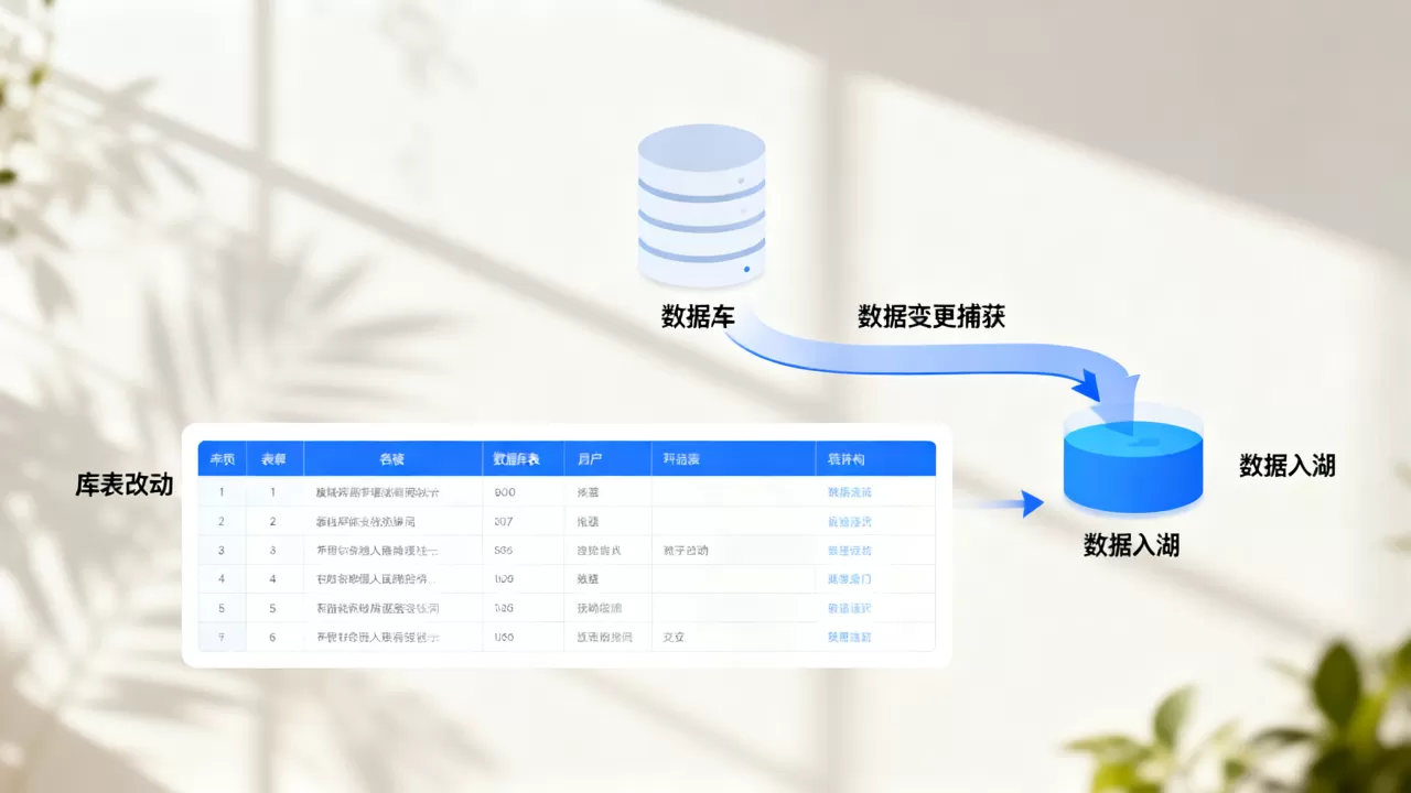 数据集成如何用变更捕获实时同步库表改动入湖?CDC同步方案 数据集成如何用变更捕获实时同步库表改动入湖?CDC同步方案