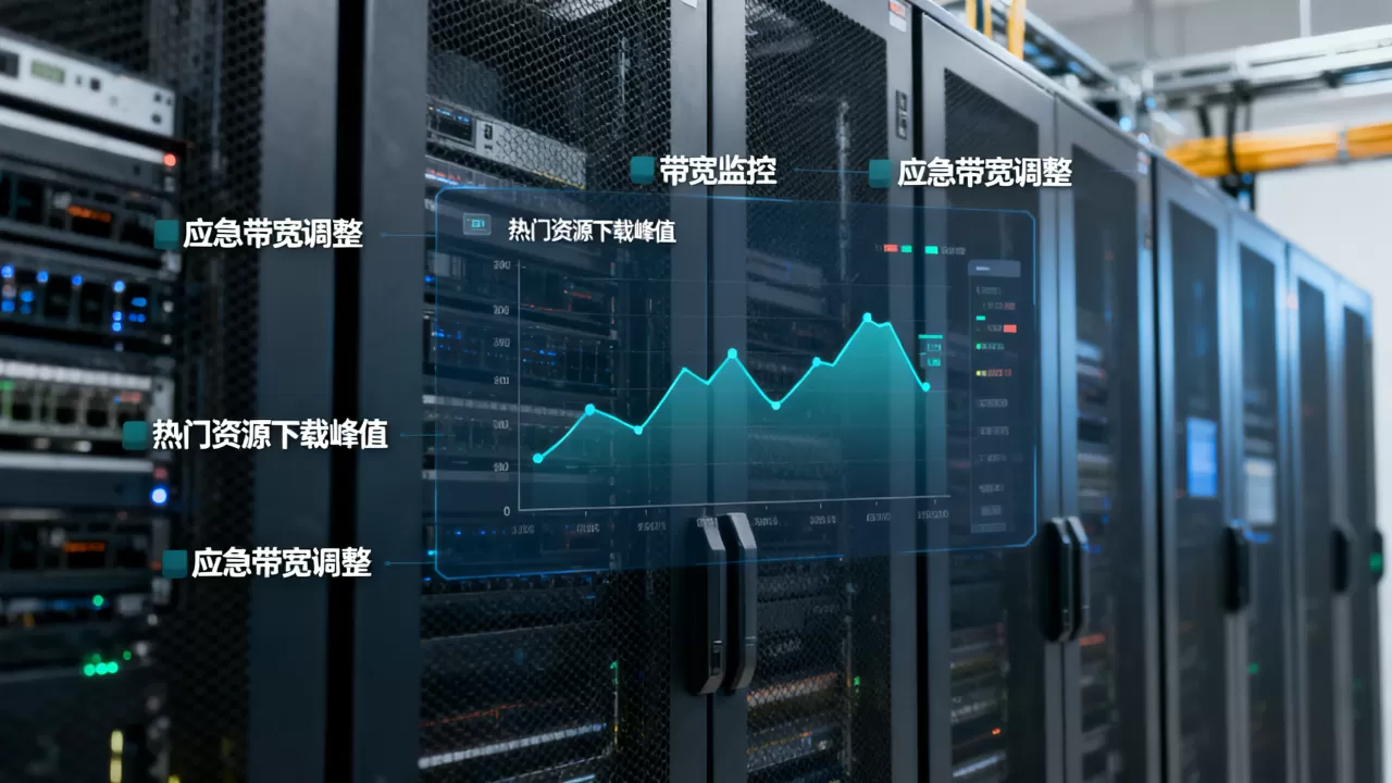 下载站突发热门资源怎么应急处理大带宽？，带宽不够用怎么办