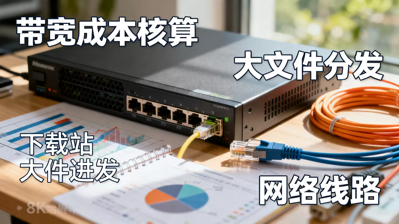 下载站大文件分发的带宽成本如何核算？带宽成本计算技巧