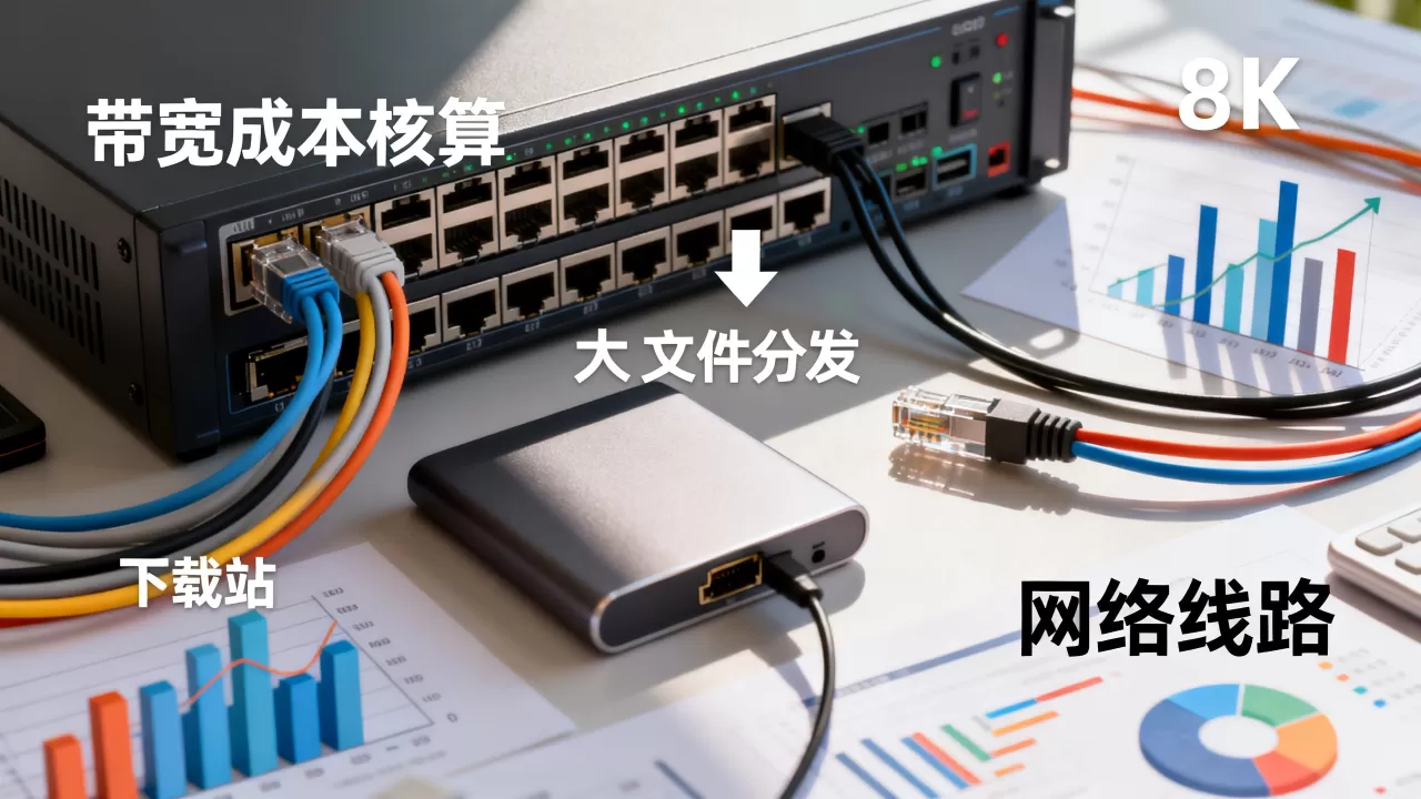下载站大文件分发的带宽成本如何核算？带宽成本计算技巧