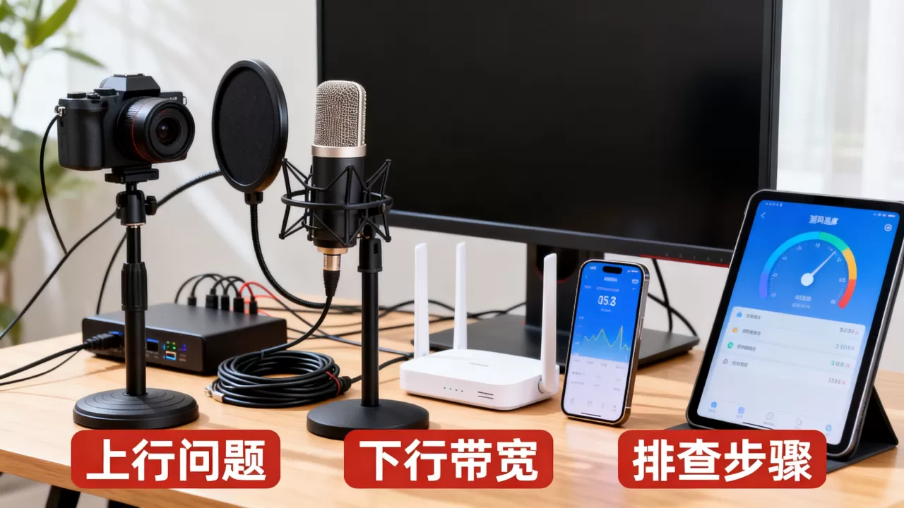直播间卡顿是上行问题还是下行带宽不足？如何排查解决
