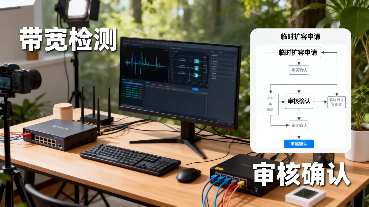 直播带货大场次带宽不够怎么办？临时大带宽扩容申请流程