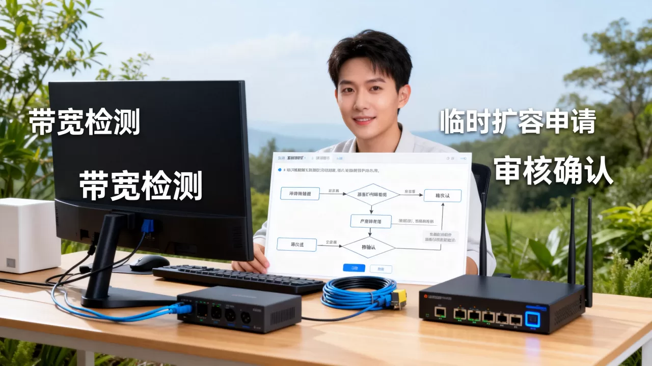 直播带货大场次带宽不够怎么办？临时大带宽扩容申请流程