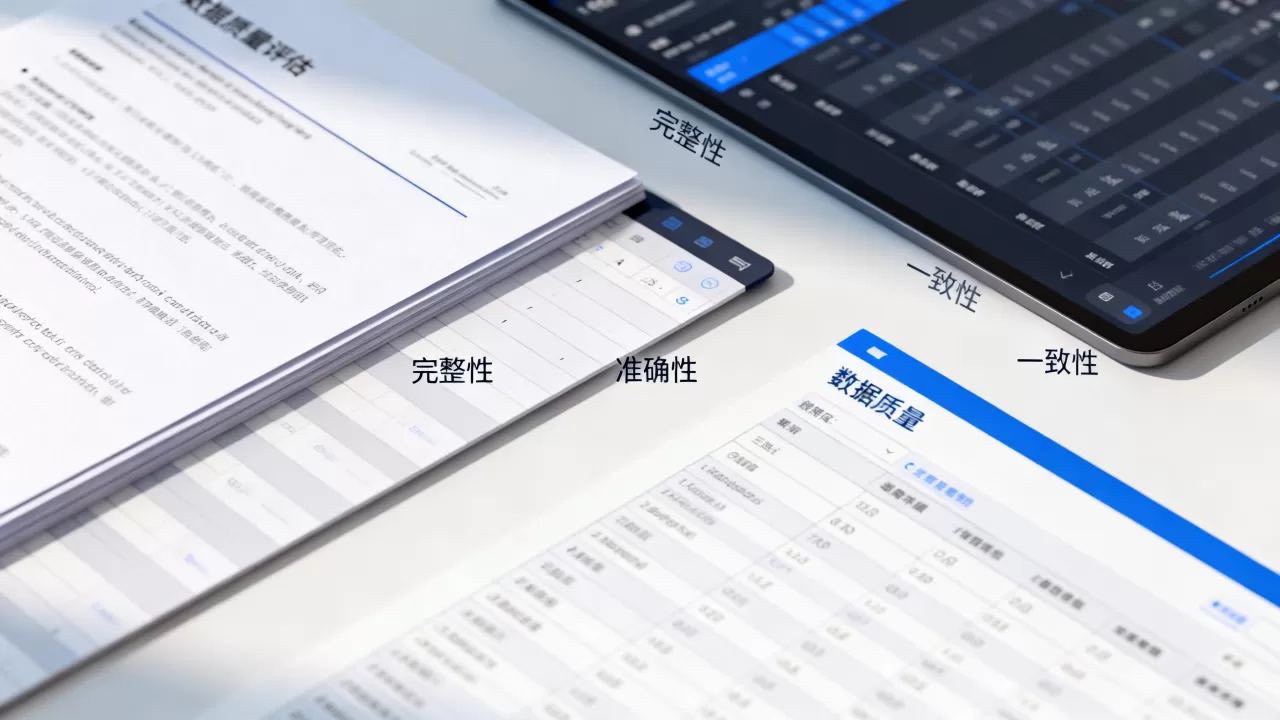 数据质量评估要看哪些维度？完整性准确性一致性怎么查