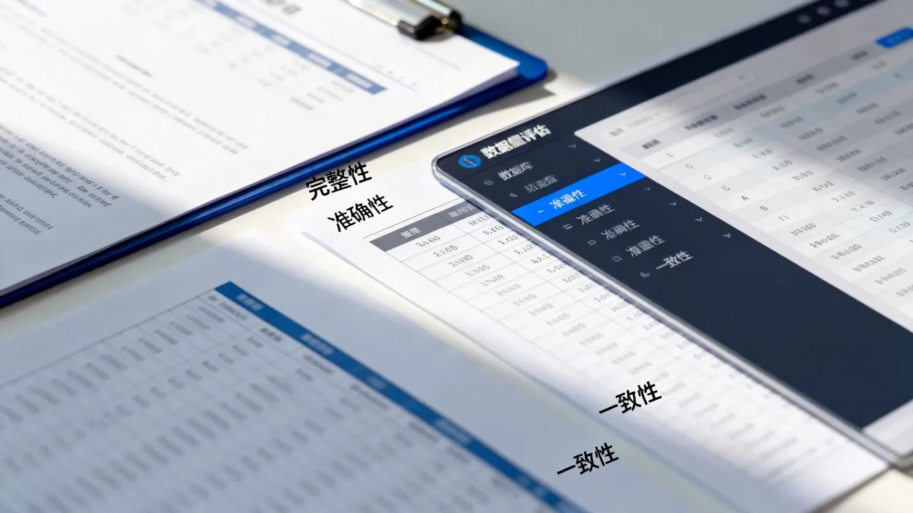 数据质量评估要看哪些维度？完整性准确性一致性怎么查