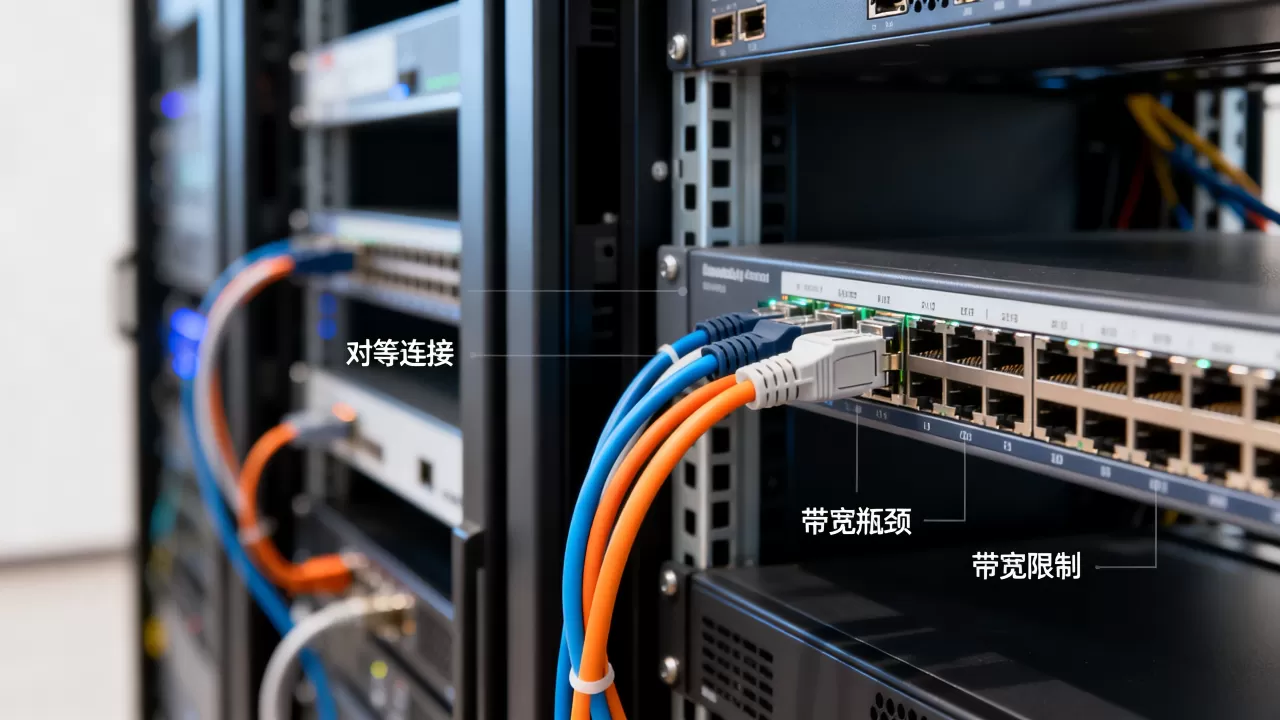 跨账号网络互通走对等连接会不会有带宽瓶颈?,跨账号对等连接带宽限制多少 跨账号网络互通走对等连接会不会有带宽瓶颈?,跨账号对等连接带宽限制多少