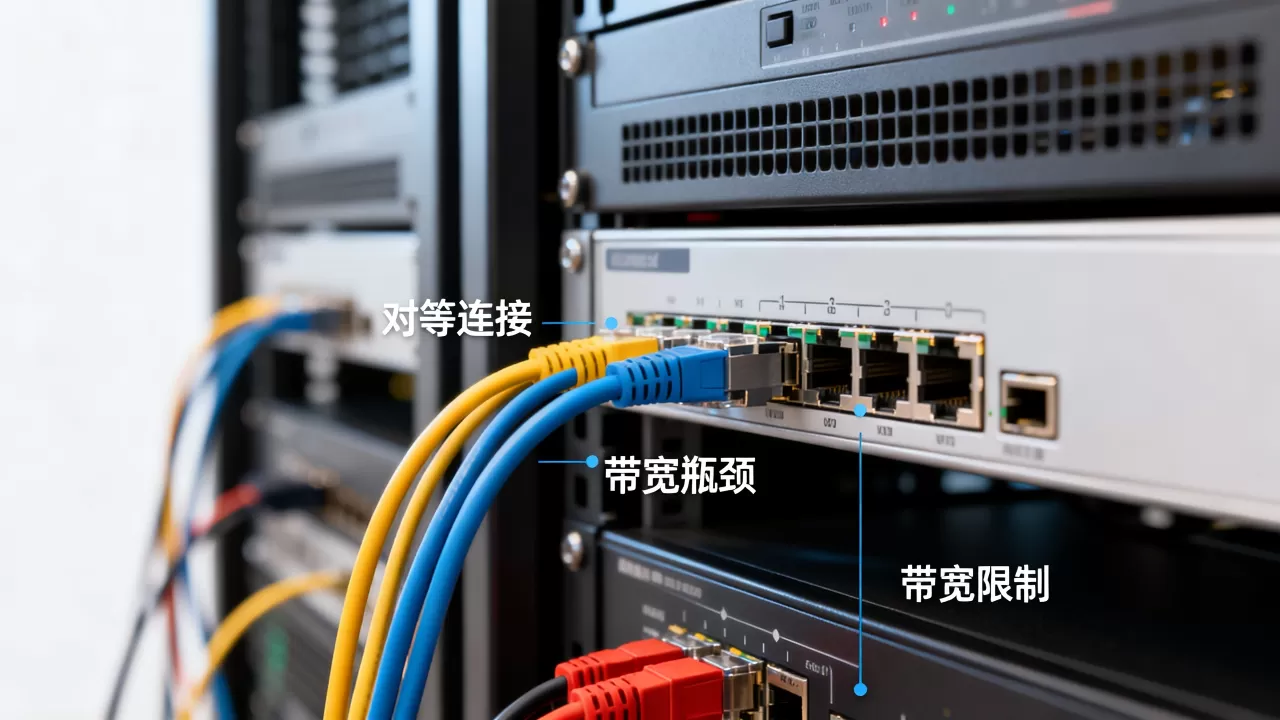 跨账号网络互通走对等连接会不会有带宽瓶颈?,跨账号对等连接带宽限制多少 跨账号网络互通走对等连接会不会有带宽瓶颈?,跨账号对等连接带宽限制多少