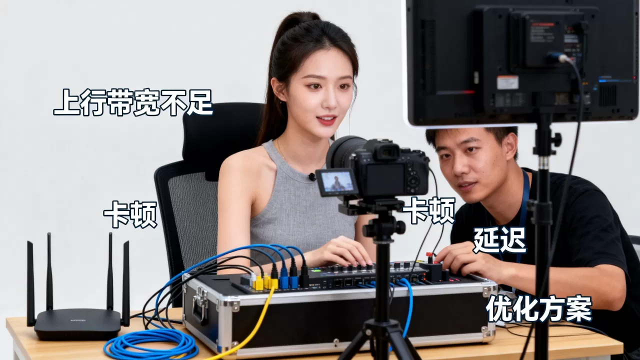 秀场直播上行大带宽不足有哪些表现？如何有效应对解决？