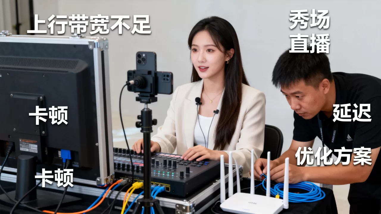 秀场直播上行大带宽不足有哪些表现？如何有效应对解决？