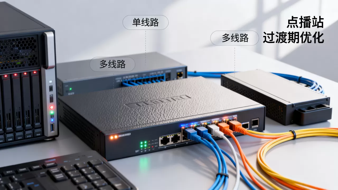 点播站单线路切多线路大带宽过渡期如何优化？切换卡顿怎么办？