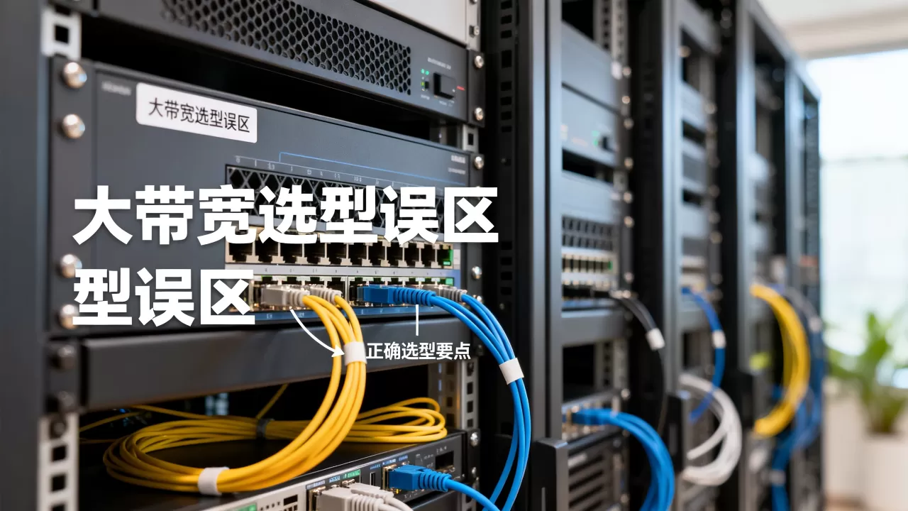采购大带宽常犯哪些选型误区？大带宽服务器怎么选型才正确