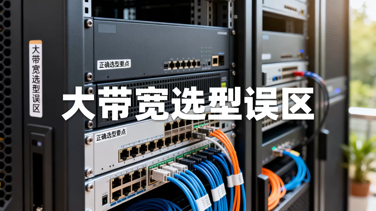 采购大带宽常犯哪些选型误区？大带宽服务器怎么选型才正确