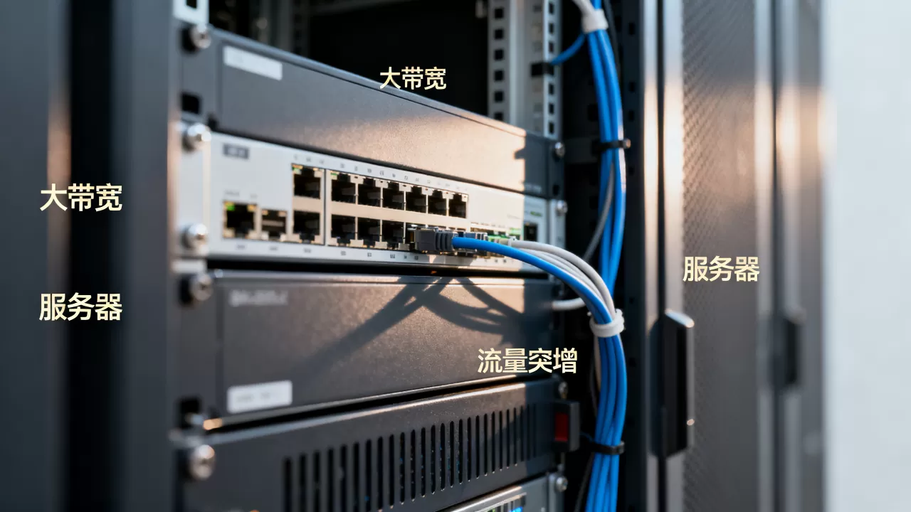 流量突增时大带宽的兜底方案怎么设计，服务器带宽不够怎么办？