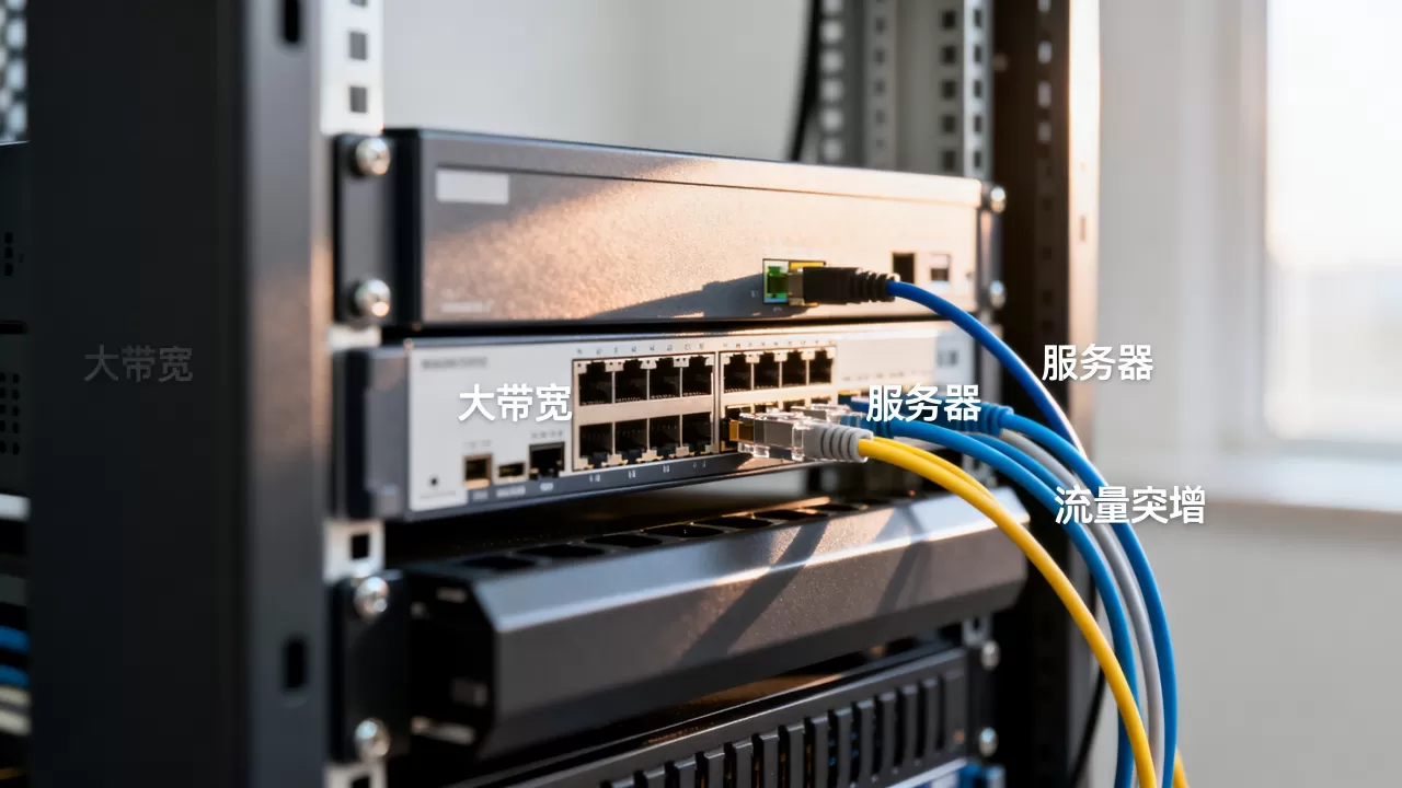 流量突增时大带宽的兜底方案怎么设计，服务器带宽不够怎么办？