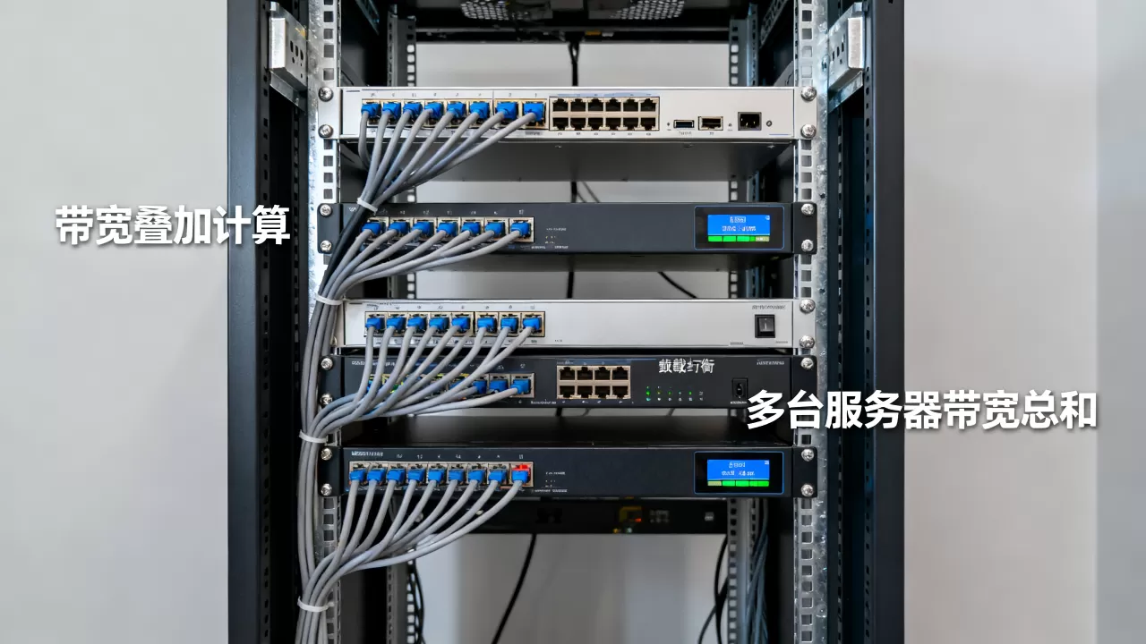 大带宽服务器做负载均衡时带宽如何叠加计算，多台服务器带宽总和怎么算
