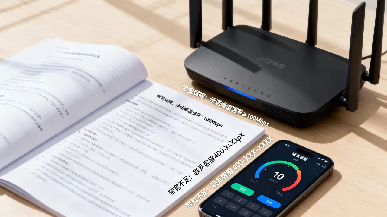 如何读懂服务条款里的带宽保障表述？带宽不足怎么办