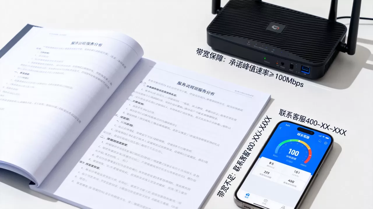 如何读懂服务条款里的带宽保障表述？带宽不足怎么办
