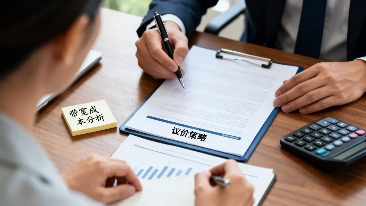 大带宽谈判中议价空间一般从哪来,如何争取更低价格? 大带宽谈判中议价空间一般从哪来,如何争取更低价格?