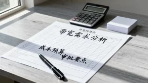大带宽预算表做成什么样才好过审批，怎么写预算表能提高审批通过率？