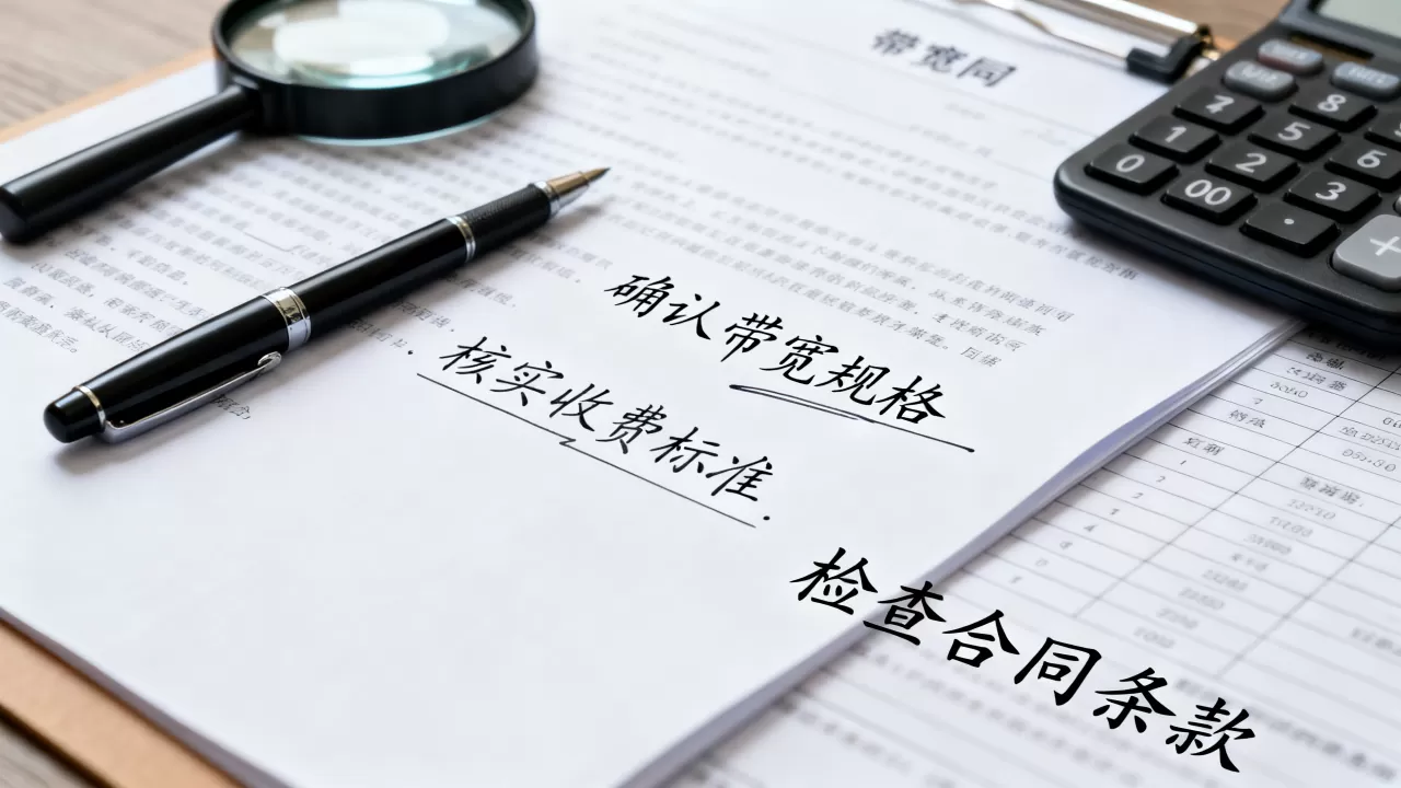 签大带宽合同前要确认哪些问题？怎么避免带宽合同中的隐形收费？
